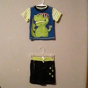 Boys tee shirt and shorts